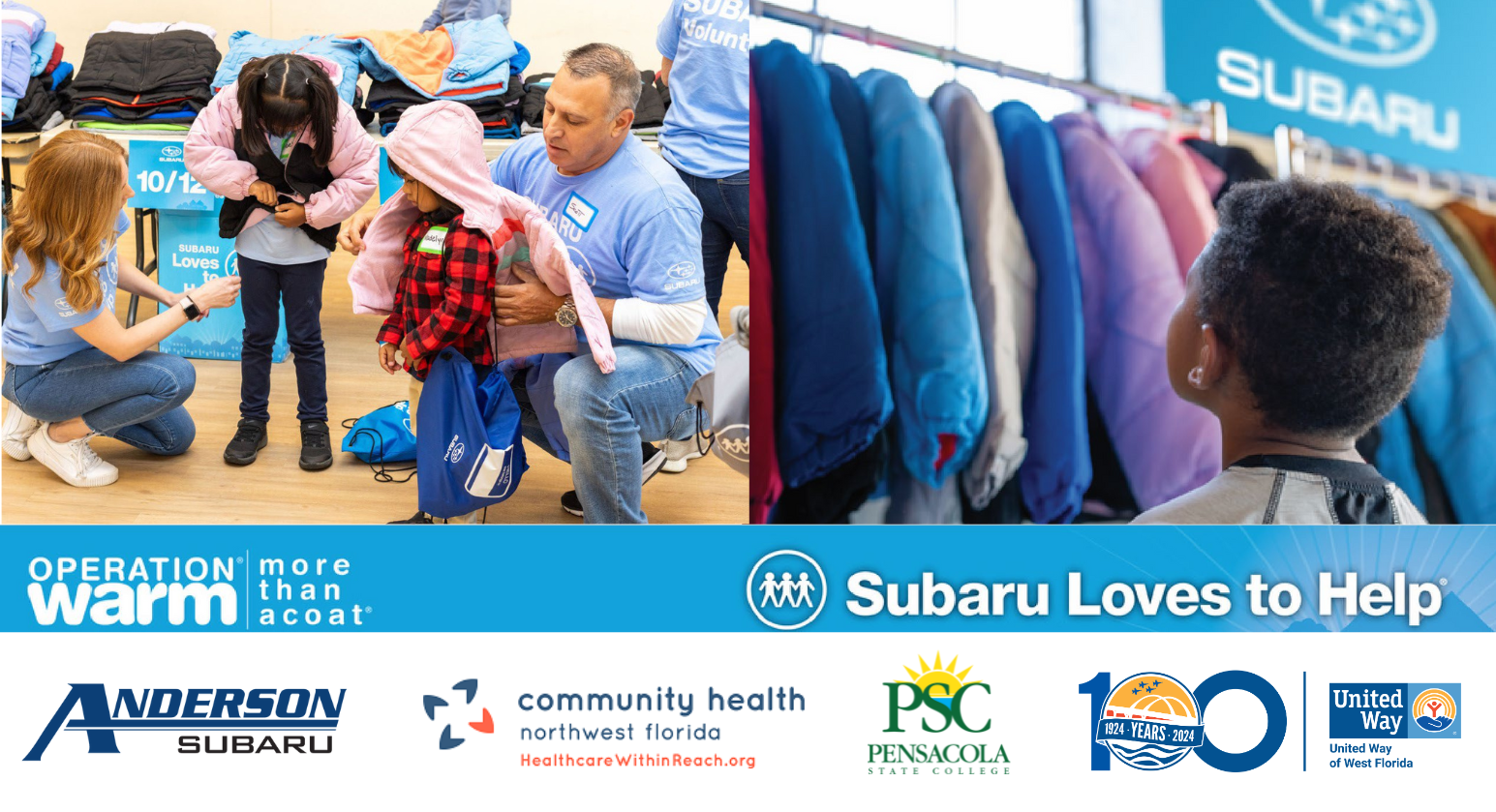 Operation Warm More Than A Coat Operation Warm | United Way of West Florida