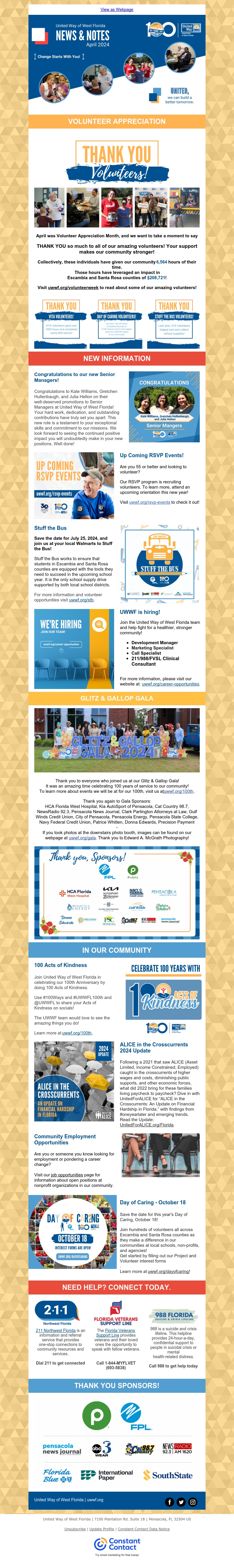 April newsletter