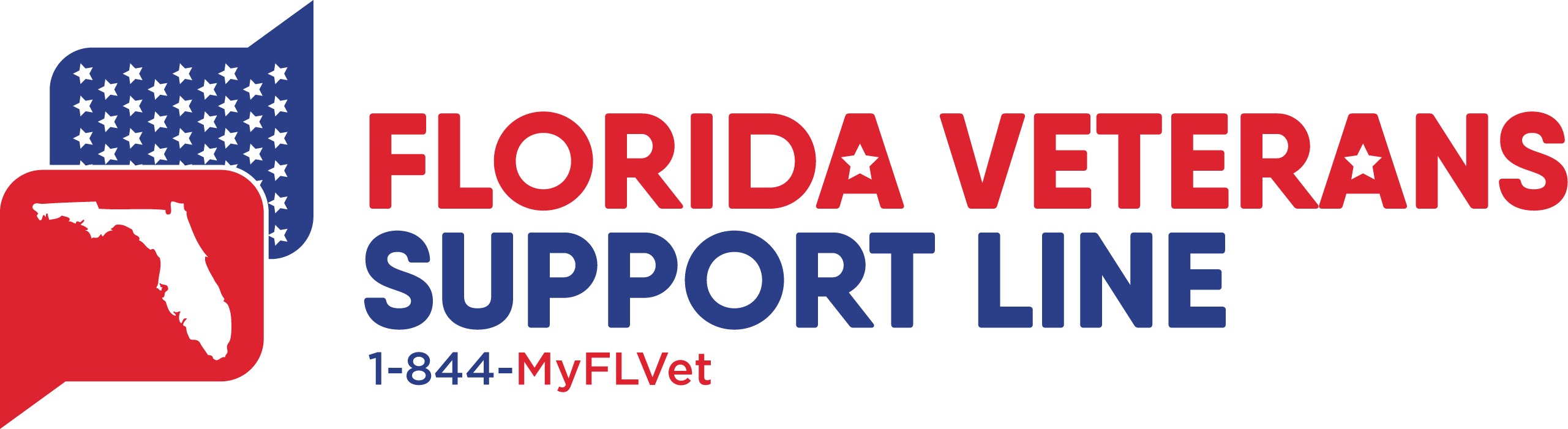 Florida Veteran Support Line Logo\
