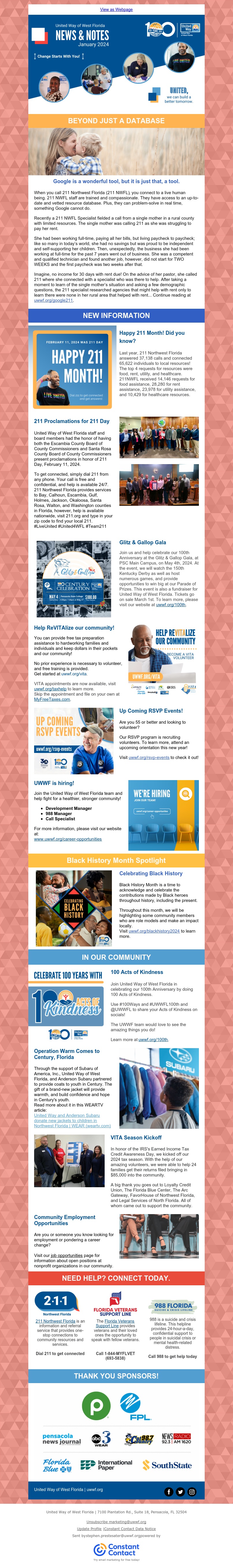 January 2024 Newsletter