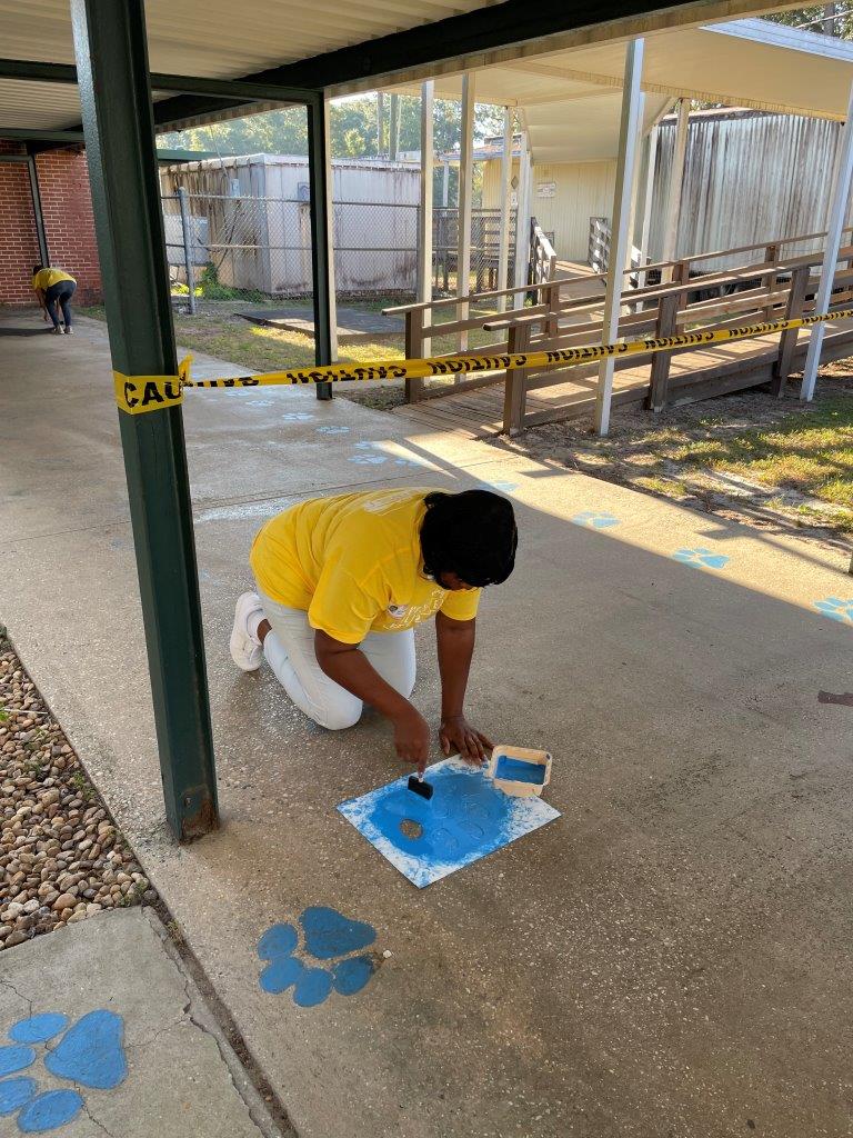 Volunteers at Ensley Elementary