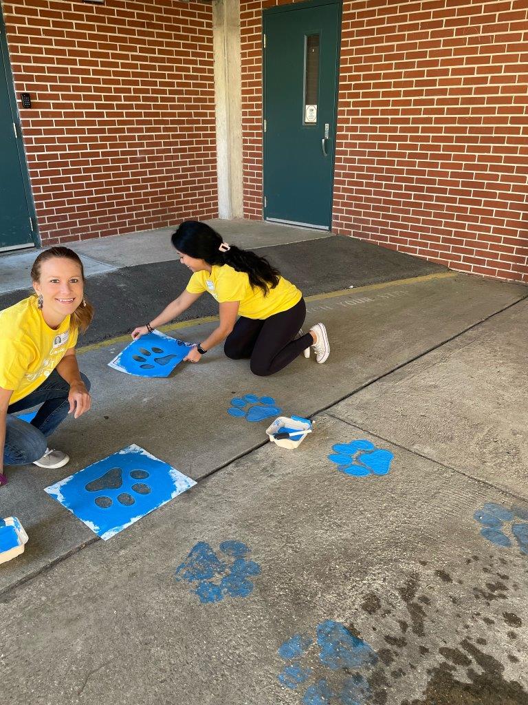 Volunteers at Ensley Elementary