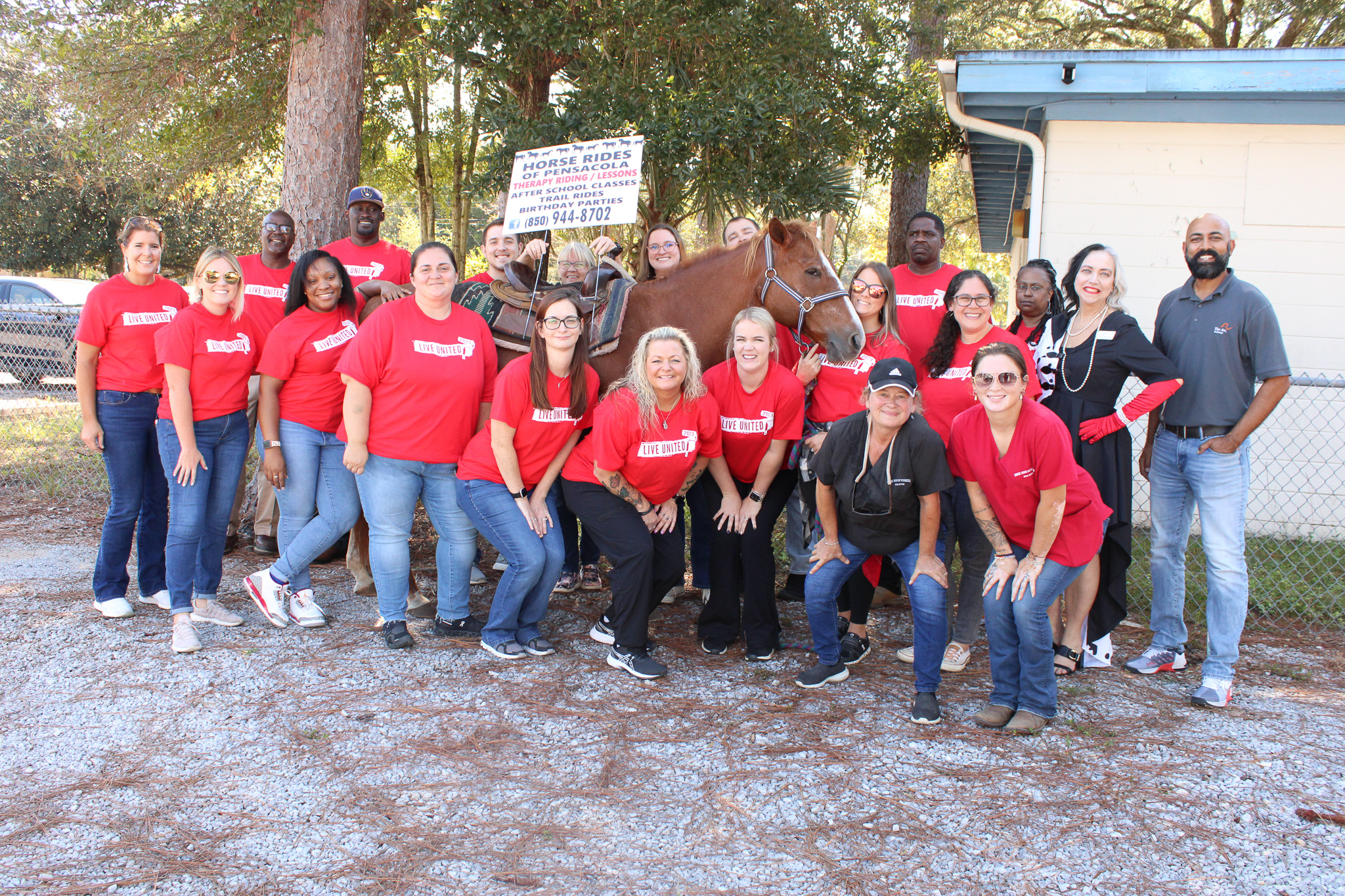 City of Pensacola and Gulf Winds Volunteers at Arc Gateway