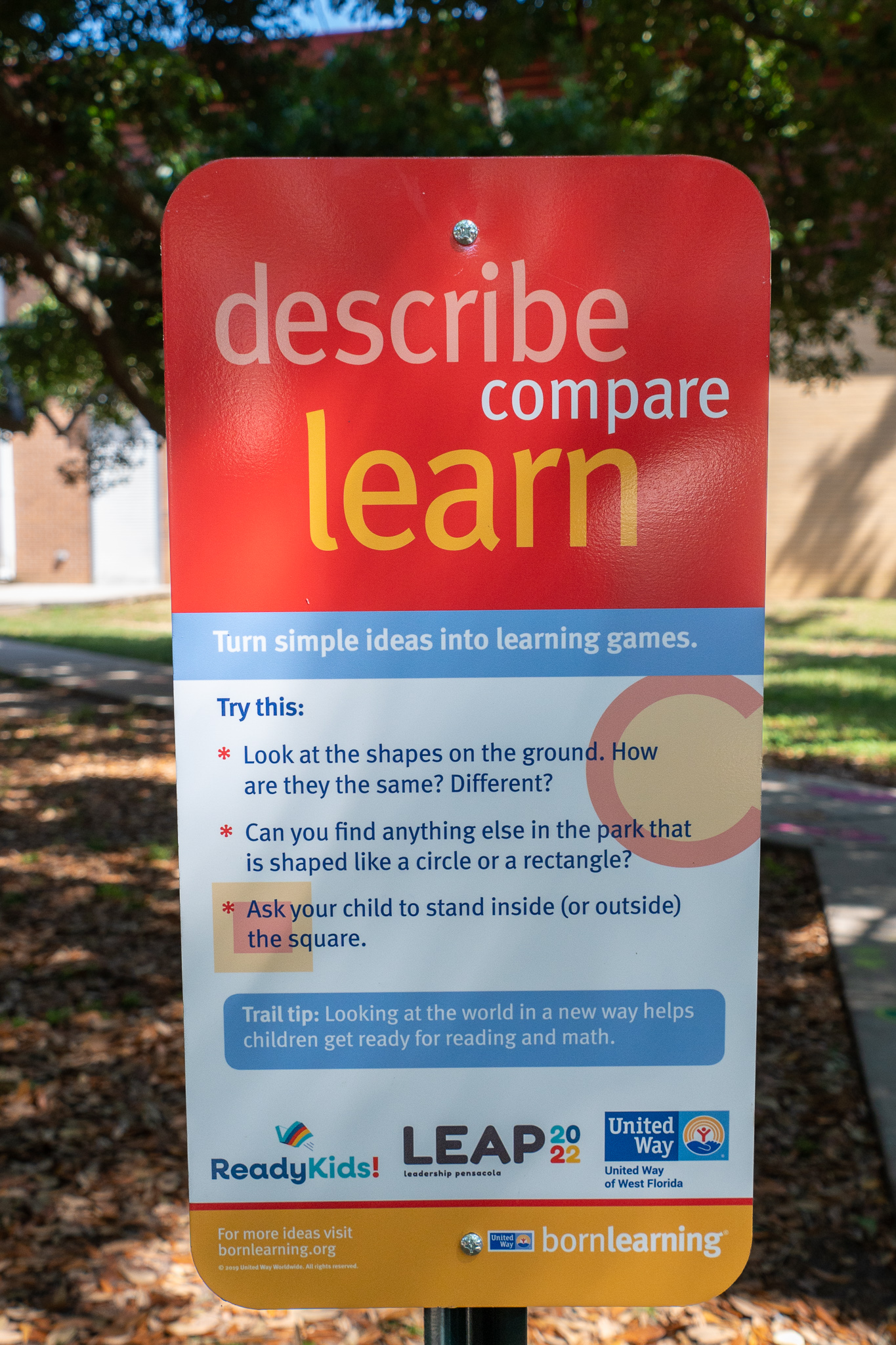Born Learning Trail sign