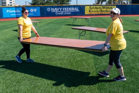 Volunteers at First City Art Center