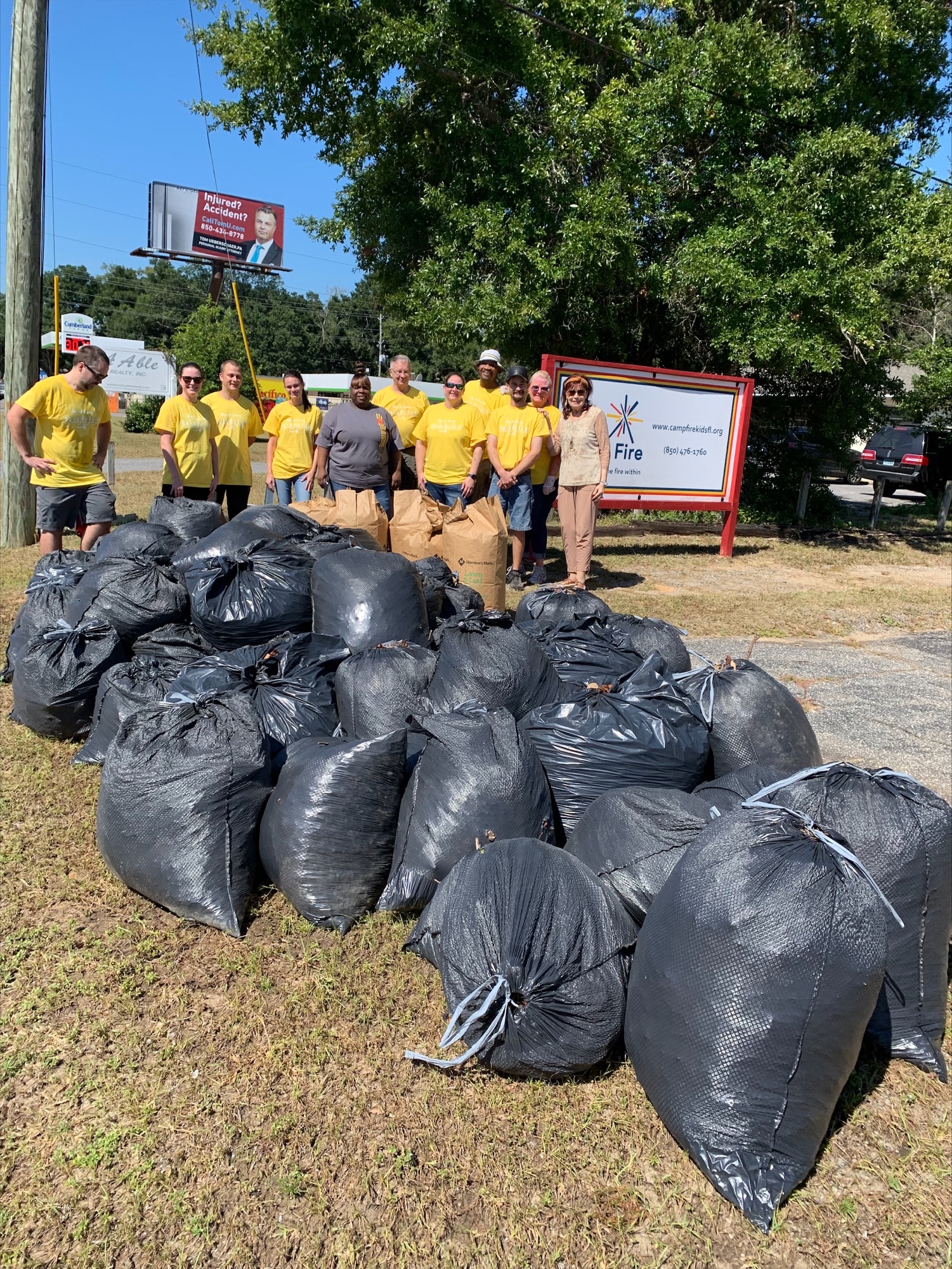 Volunteers at Campfire