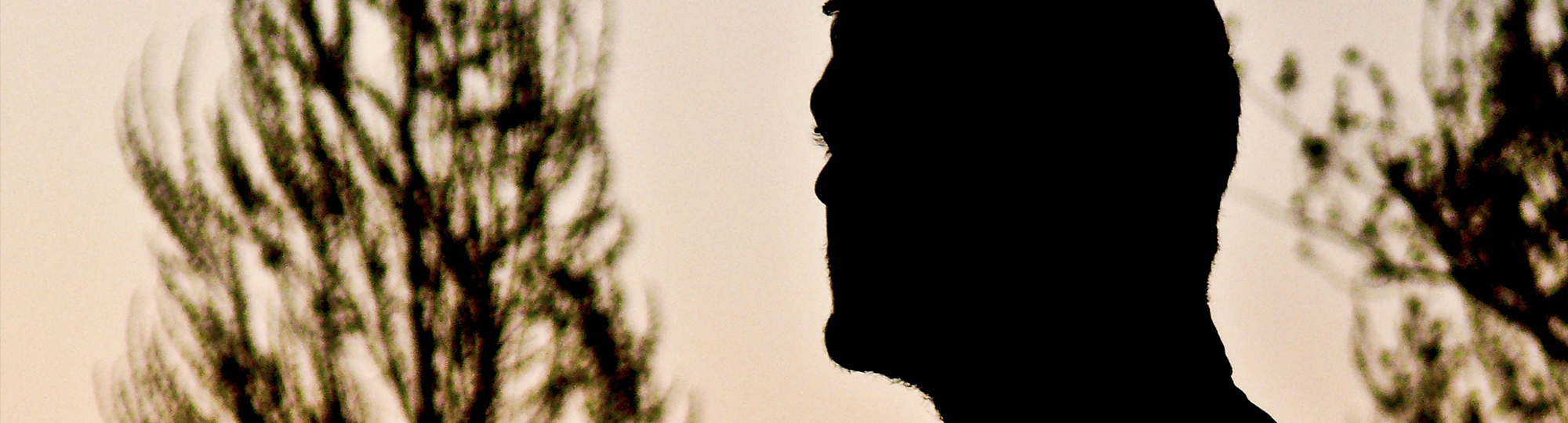 Silhouette of a man