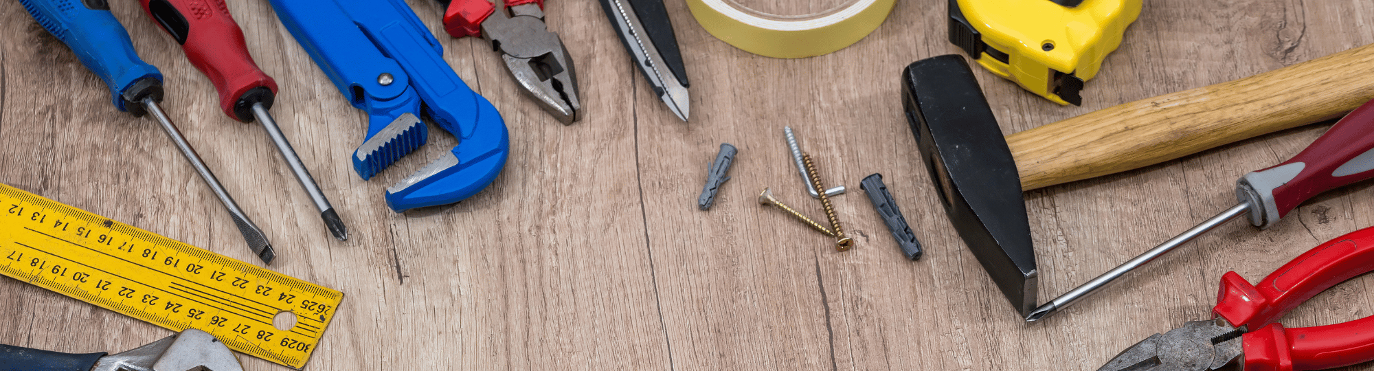 Tools on a work bench symbolizing the toolkit