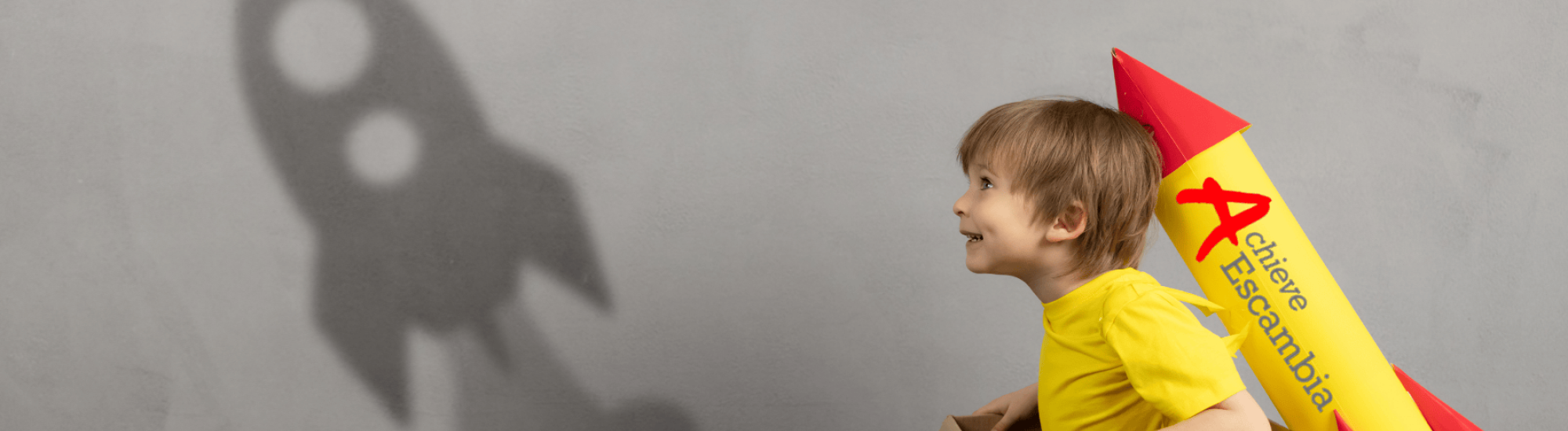 child achieving his dreams