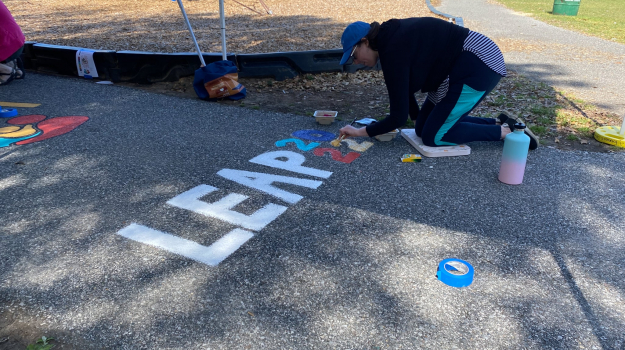 Christine Deckert adds the LeaP Class 2022 logo to Chimes Way-min.jpg