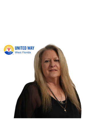 Woman smiling at the camera.