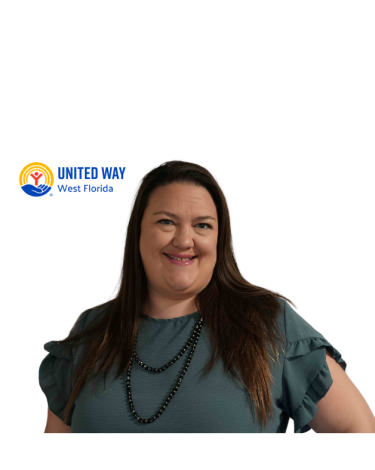 Woman smiling at the camera.