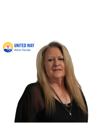 Woman smiling at the camera.