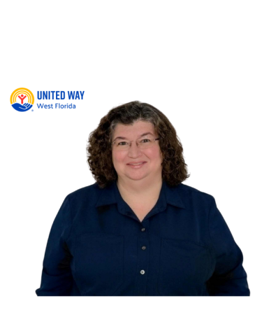 Woman smiling at the camera.