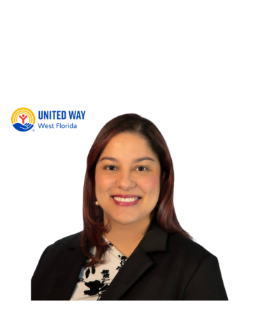 Woman smiling at the camera.