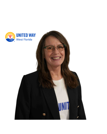 Woman smiling at the camera.