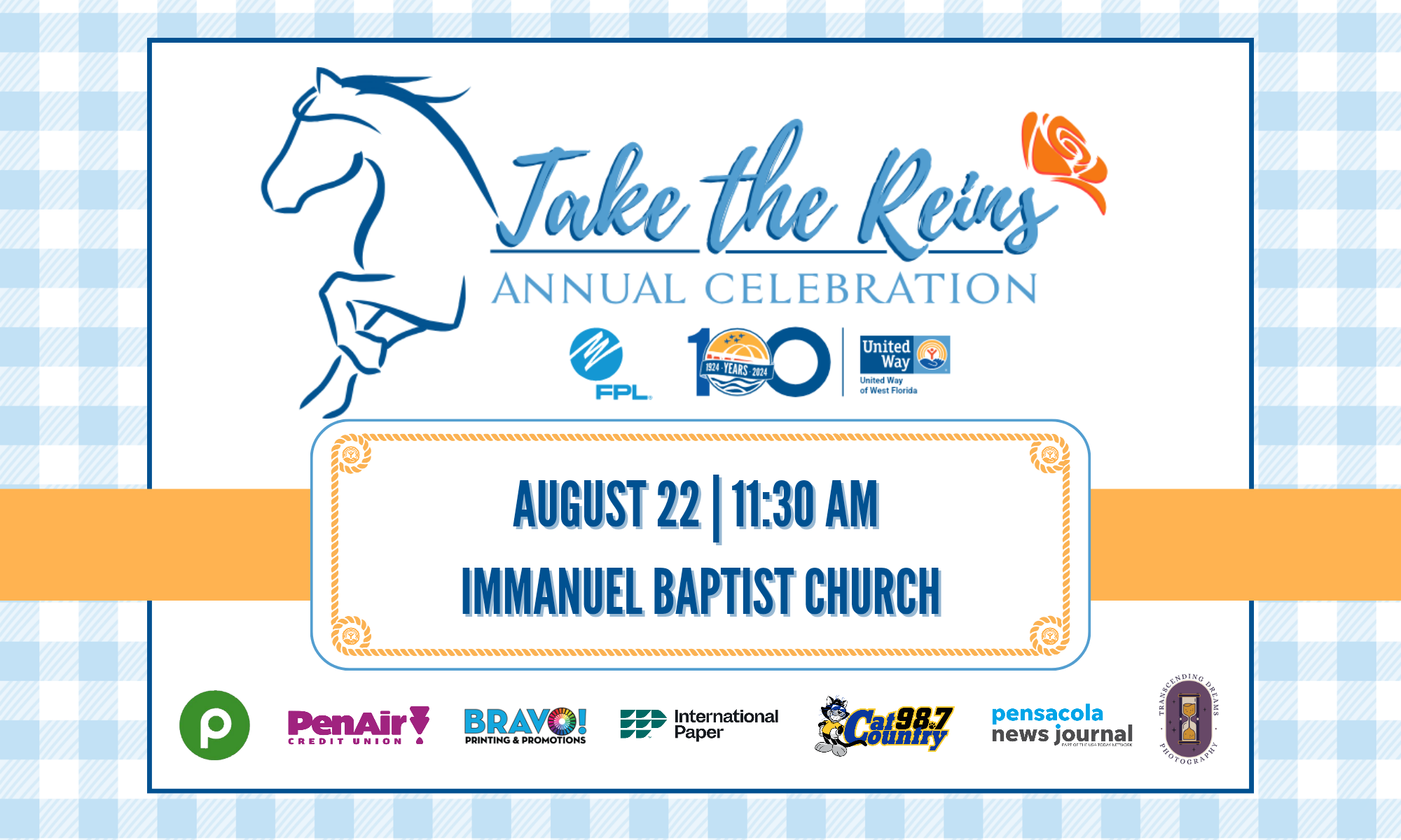 Invite to our 2024 Annual Celebration on August 22